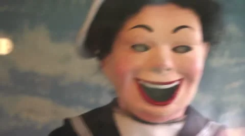 Laughing scary sailor Video stock 10882381