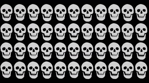 Laughing Skulls Stock Footage 68231547