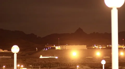 Laughlin city lights Nevada  库存影片 45865302