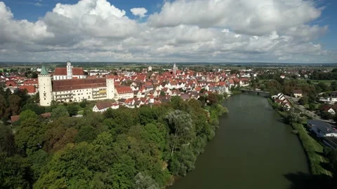 Lauingen an der Donau 스톡 동영상 221241090