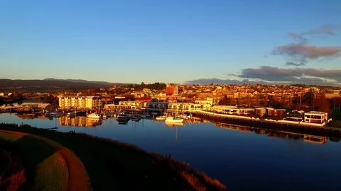 Launceston City Sunset Stock Footage 77454270
