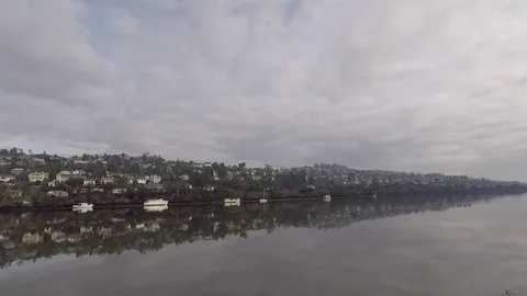 Launceston Rotating River Timelapse 스톡 동영상 79990976