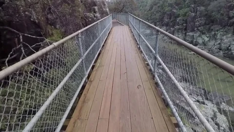 Launceston Walking Bridge Video stock 79991666