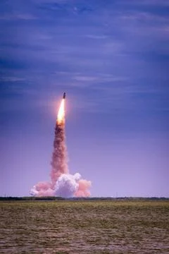 Launch of atlantis - sts-135 Stock Photos