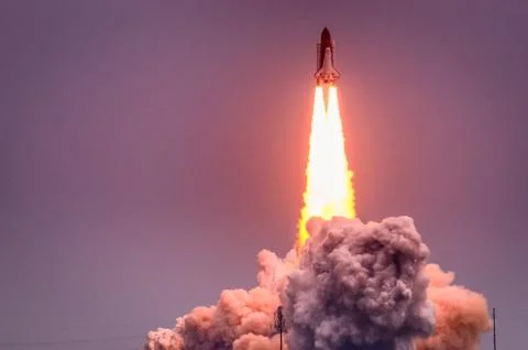 Launch of atlantis-sts-135 Stock Photos