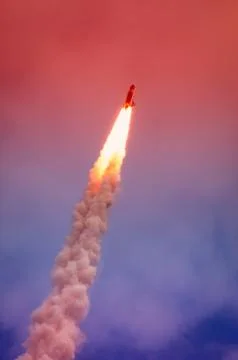Launch of atlantis-sts-135 Stock Photos