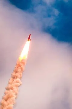 Launch of atlantis-sts-135 Stock Photos