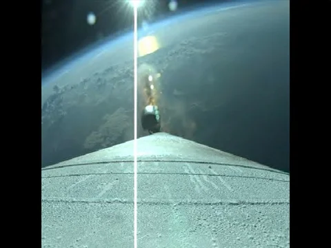 Launch of Atlas V 411 captured by rocket camera - 2016 Stock Footage 112262252