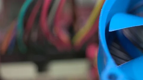 Launch boards with cooling fan Stock Footage 72260277