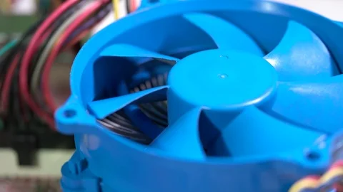 Launch boards with cooling fan Stock Footage 72260627