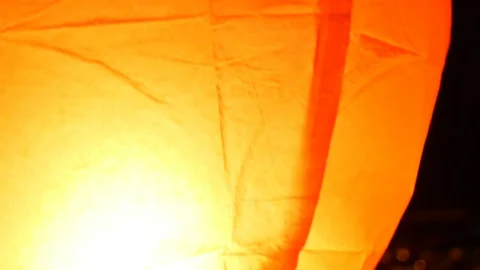 Launch Chinese lanterns Stock Footage 92800370