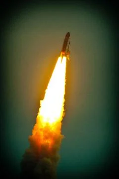Launch of endeavour sts134 Stock Photos