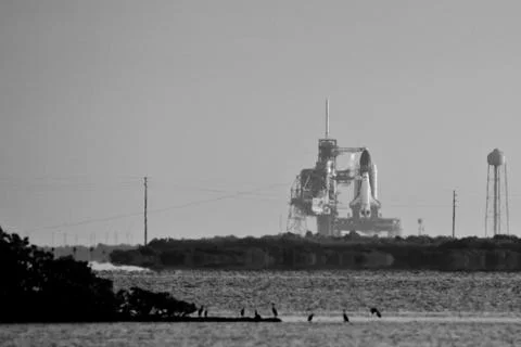 Launch of Endeavour STS134 Foto stock