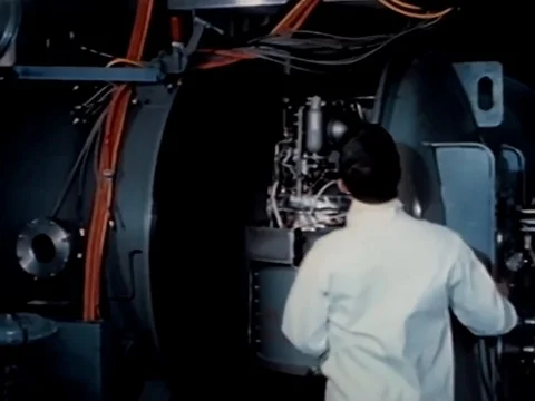 Launch escape subsystems for the Apollo spacecraft are launched and checked Stock Footage 79458882