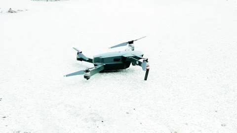 Launch of a large gray drone . High quality FullHD video. 스톡 동영상 134898611