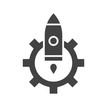 Launch Optimization Icon Image. Stock Illustration