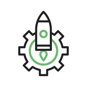 Launch Optimization Icon Image. Stock Illustration
