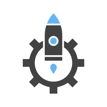 Launch Optimization Icon Image. Stock Illustration