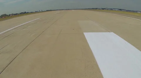 Launch of the plane a kind from a cabin Stock Footage 65014496