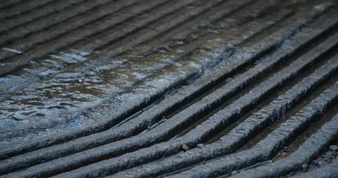 Launch ramp non skid texture with water lapping Stock Footage 96739239