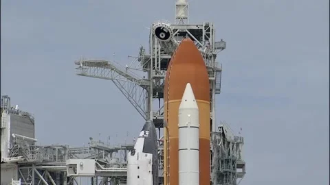 Launch of the Space Shuttle. Stock Footage 313121507