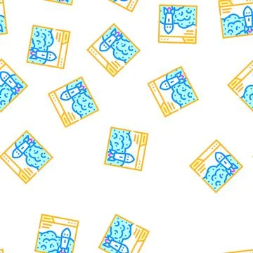 Launch startup vector seamless pattern Stock Illustration