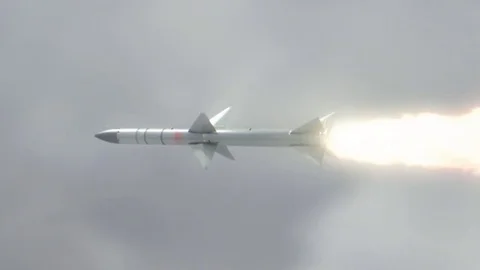 Launched Missile. 動画素材 79361576