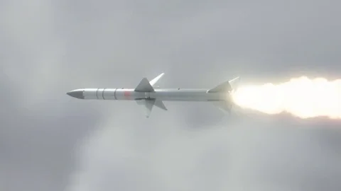 Launched Missile. 스톡 동영상 79362738