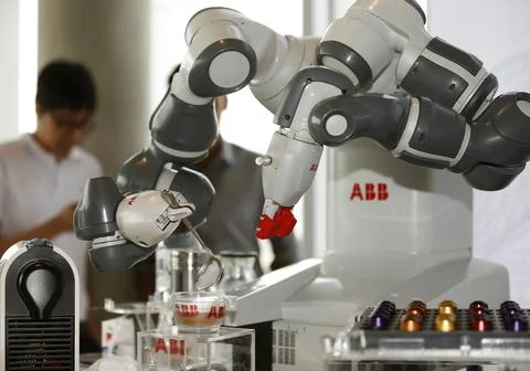 Launches the Bachelor of Engineering Program in Robotics and Automation Engineer Stock Photos