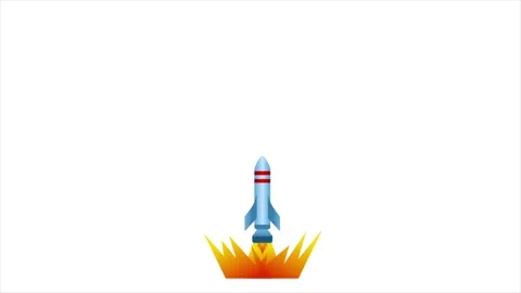 Launching Explosive Missile Stock Footage 330759070
