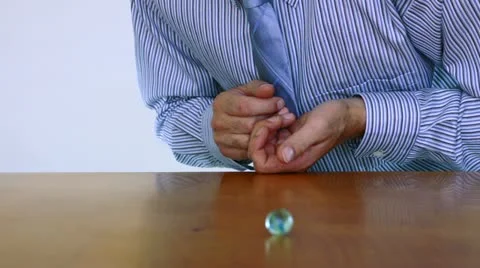 Launching of a Marble 스톡 동영상 11977769