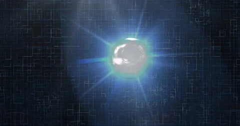 Launching a node in the blockchain Stock Footage 157434076