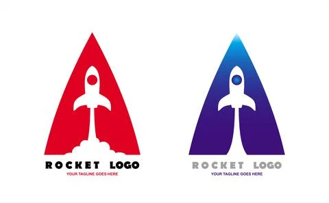 Launching rocket Stock Illustration
