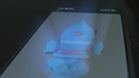 Launching Rocket for Startup concept, presentation Stock Footage 304525652