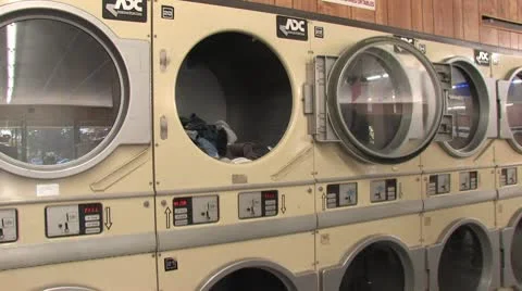 Laundromat 40 Stock Footage 8911618