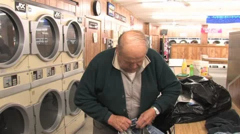 Laundromat 49 Stock Footage 8911775