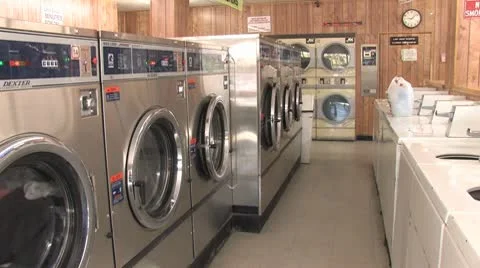 Laundromat 7 Stock Footage 8908841