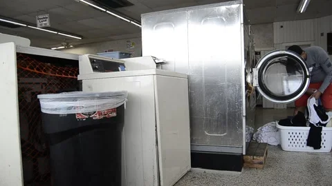 Laundromat Stock Footage 188985532