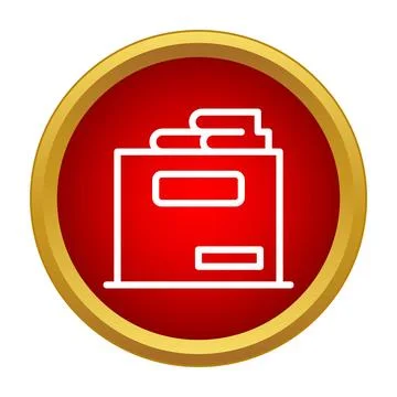 Laundry basket with clean clothes icon design Stock Illustration
