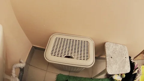 Laundry basket Stock Footage 103329316