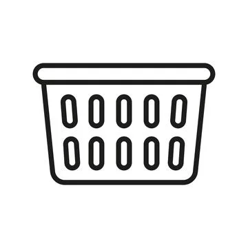 Laundry basket icon vector design templates simple and modern Stock Illustration
