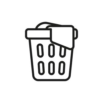 Laundry basket icon vector design templates simple and modern Stock Illustration