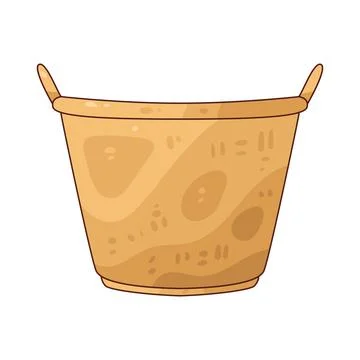 Laundry basket illustration Stock Illustration