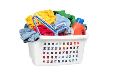 Laundry basket Stock Photos