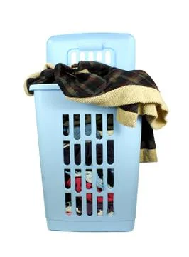 Laundry basket Stock Photos