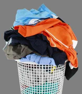 Laundry basket Stock Photos