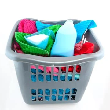 Laundry basket Foto stock