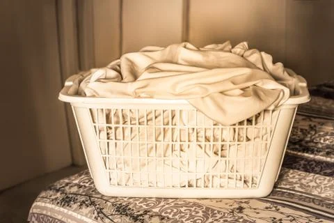 Laundry Basket Stock Photos