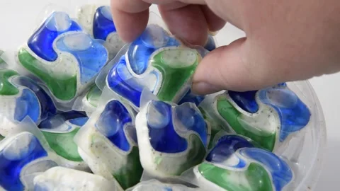 Laundry capsule Stock Footage 287859201