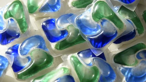 Laundry capsule Stock Footage 287859263